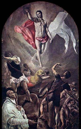 GRECO, El The Resurrection Norge oil painting art